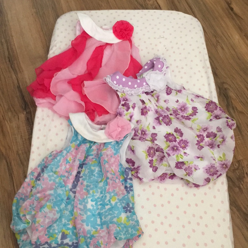 Three 3 month nursery rhyme bubbles